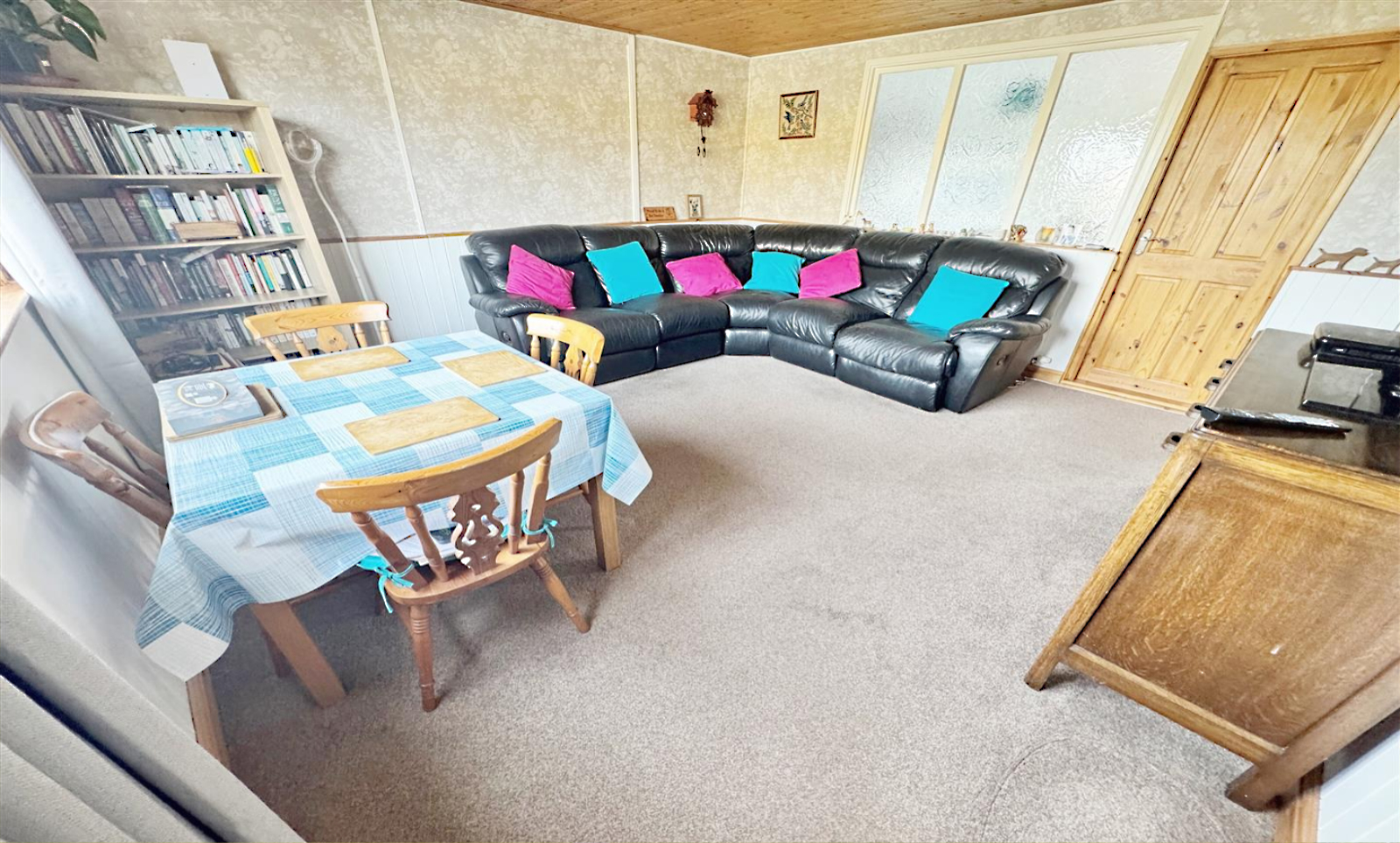 Interior View of holiday chalet for sale in Humberston Fitties NE lincolnshire.